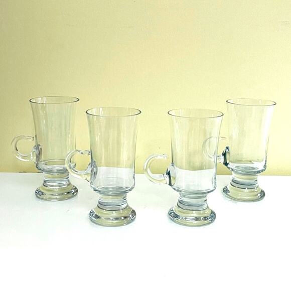 Vintage Holmegaard Danish Glass Coffee Cups, Tea Cup, Mugs, Irish, Whisky, Retro - Picture 1 of 7
